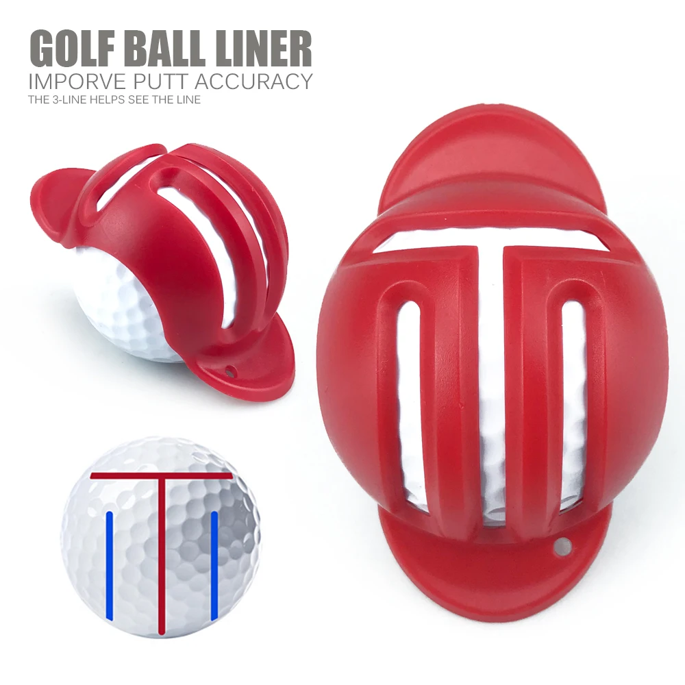 T タイプゴルフボール 3 ラインマーカーステンシルマーカーペンゴルフパッティング位置決め補助屋外ツールゴルフアクセサリー