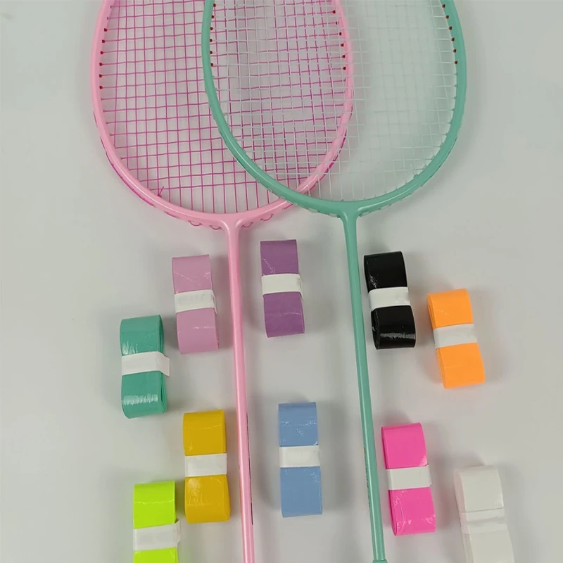W 12 PCs Sticky Overgrip For Beach Tennis Racket Padle Pickleball Tennis Badminton Racket Fishing 110cm 2024