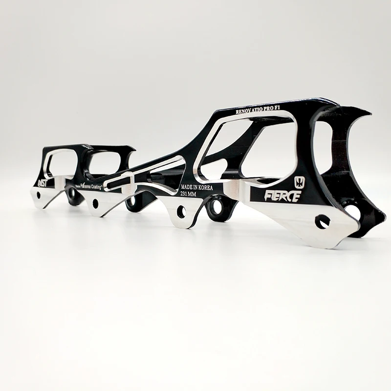 Inline skate frame rockered  219mm 231mm 243mm rocker frame