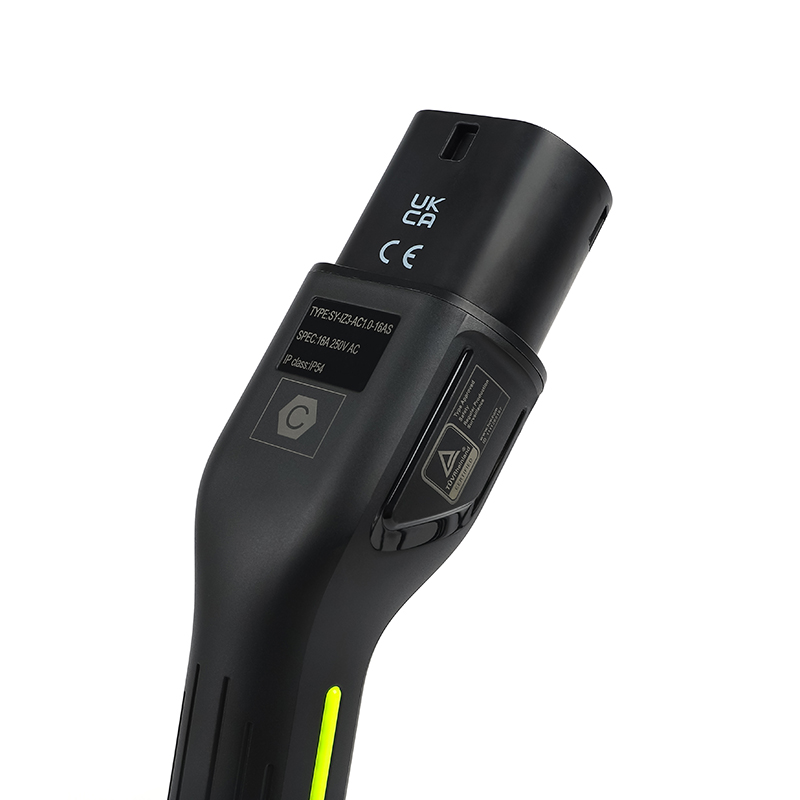 Cabo de Carregamento EV Tipo 2 16A 32A 3.6KW 22KW 3 Fase Cabo Veículo Elétrico para Estação EVSE Fêmea para Macho Plug