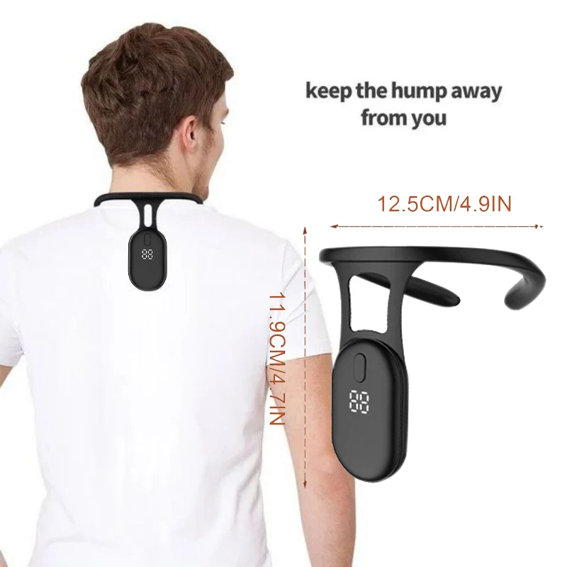 สมาร์ทท่าทาง Corrector Miicro การสั่นสะเทือนท่าทางการฝึกอบรม Reminder Sensor กลับท่าทางคอ Hump Corrector สําหรับเด็กผู้ใหญ่