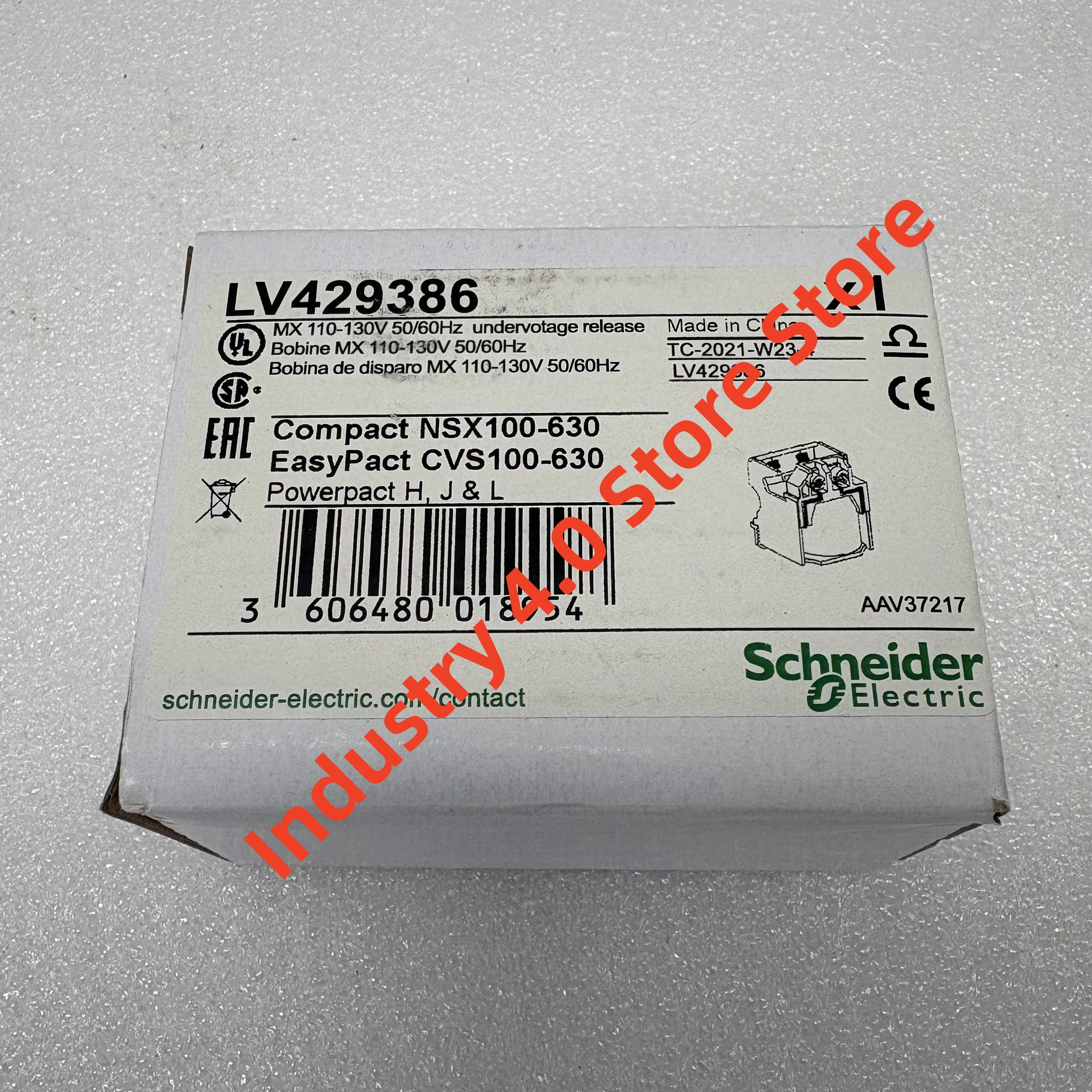 LV429386 110-130V cewka bocznikowa wyłącznika nowa oryginalna