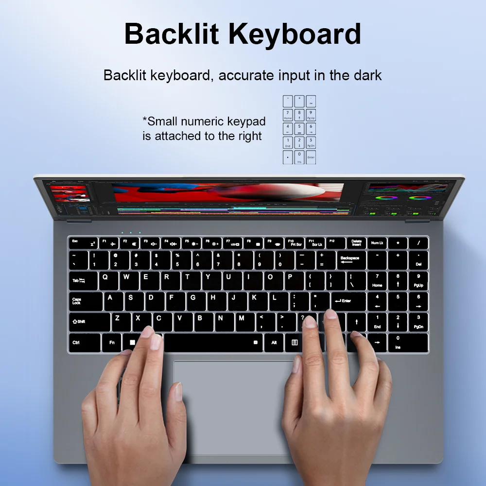 Ninkear YBOOK15 2 in 1 Laptop AMD Ryzen™ 3 3200U 15.6' 360° Flip FHD IPS Touchscreen 16G+512GB SSD  Backlit Keyboard Windows 11