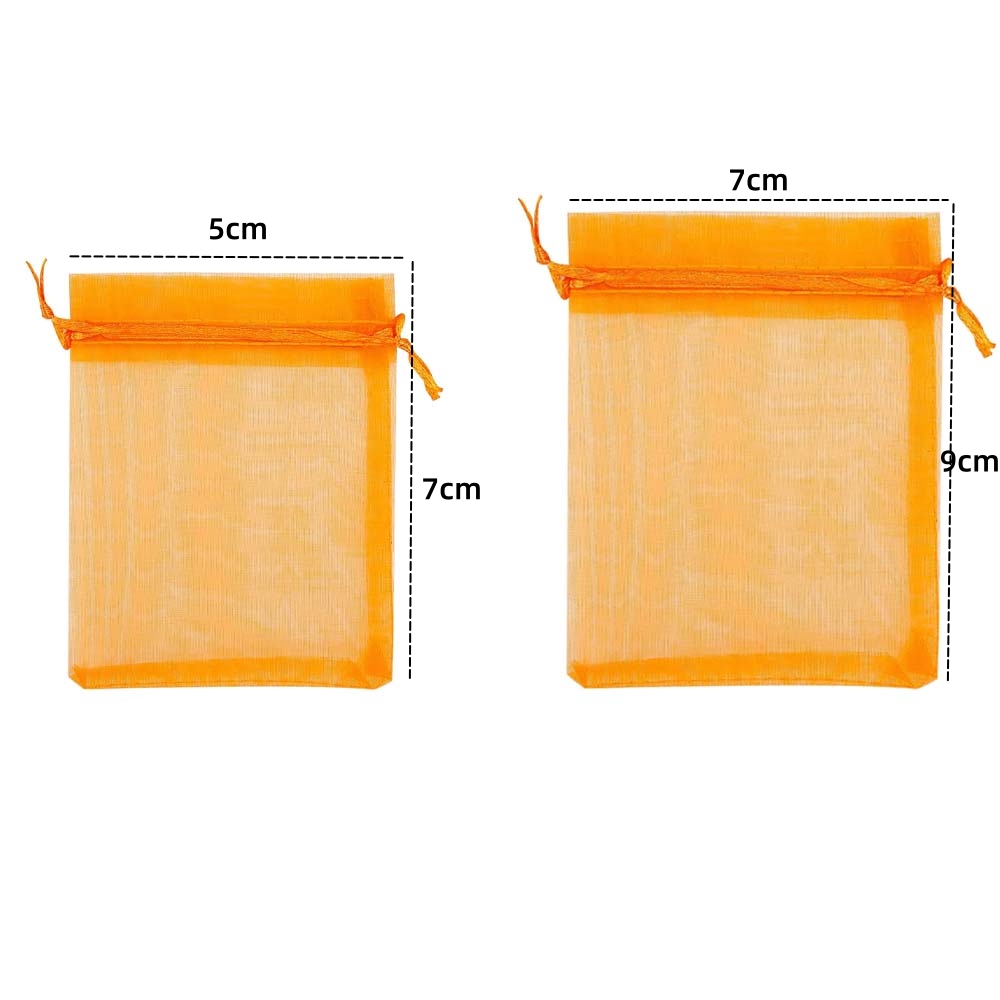 50 шт./партия, мешочки из органзы на шнурке