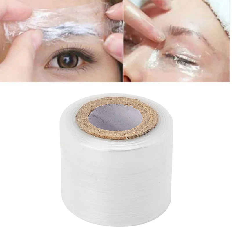 1 ロール Microblading タトゥークリアプラスチックラップ防腐フィルムアートメイクタトゥー眉毛タトゥーアクセサリー卸売