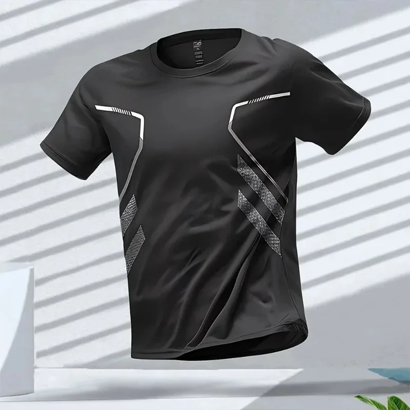 2025年メンズファッション トップスTシャツ、肌に優しく、通気性、伸縮性が高く、速乾性があります。