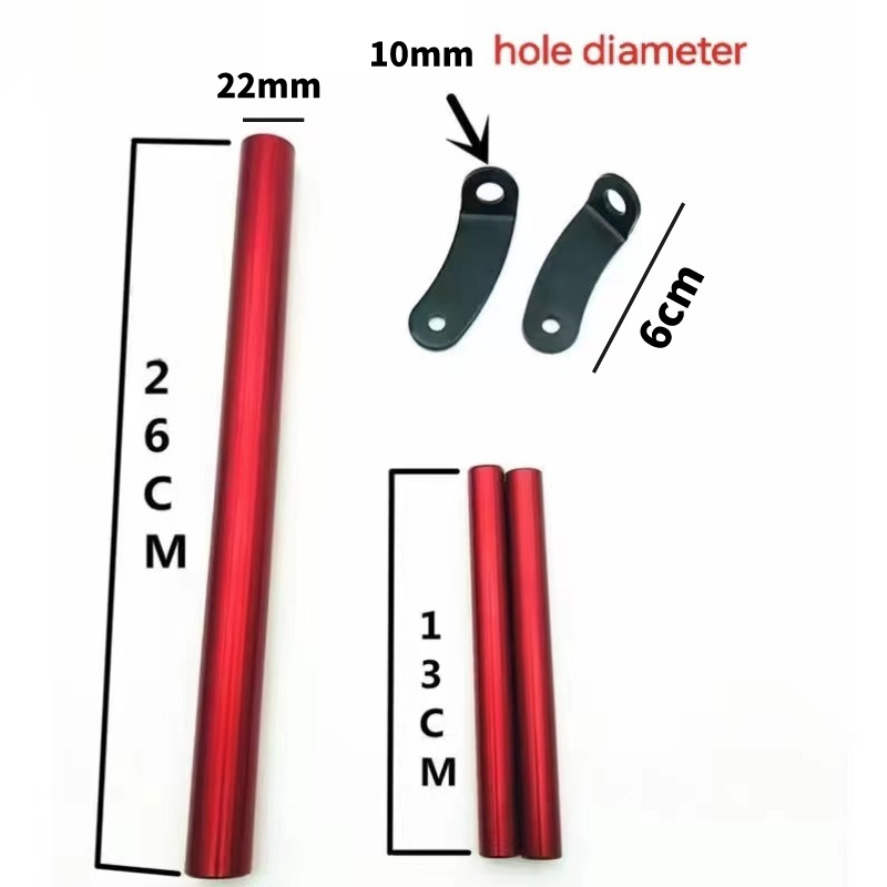 Längenverstellbare Verlängerungsstange für Motorrad, Roller, ATV, Halterung für Telefonhalter, Scheinwerfer, Balance Bar, Querstange