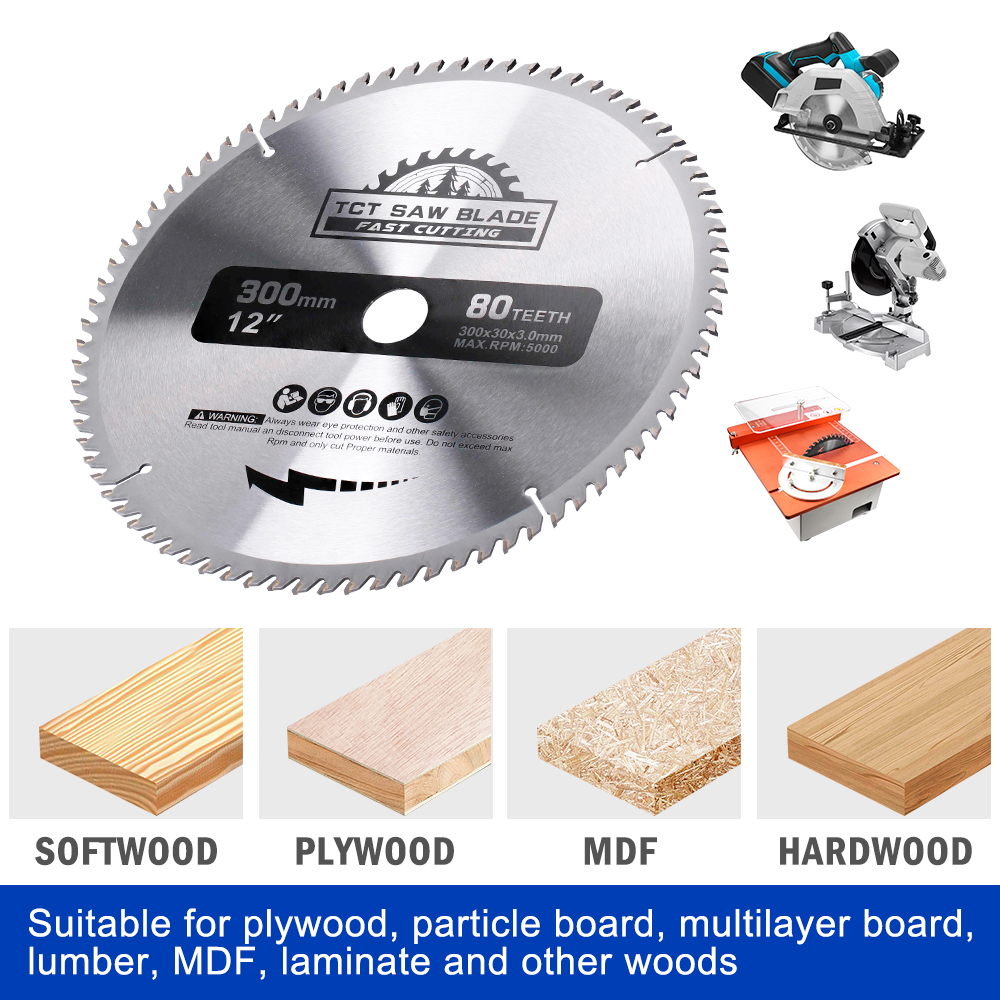 Пильное полотно по дереву XCAN 230 235 250 254 255 300 мм TCT для резки древесины, твердосплавное полотно циркулярной пилы для деревообработки
