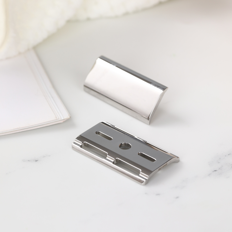 YAQI Ghost 90SB 316 스테인레스 스틸 광택 안전 면도기 헤드(0.90mm 블레이드 갭 포함)