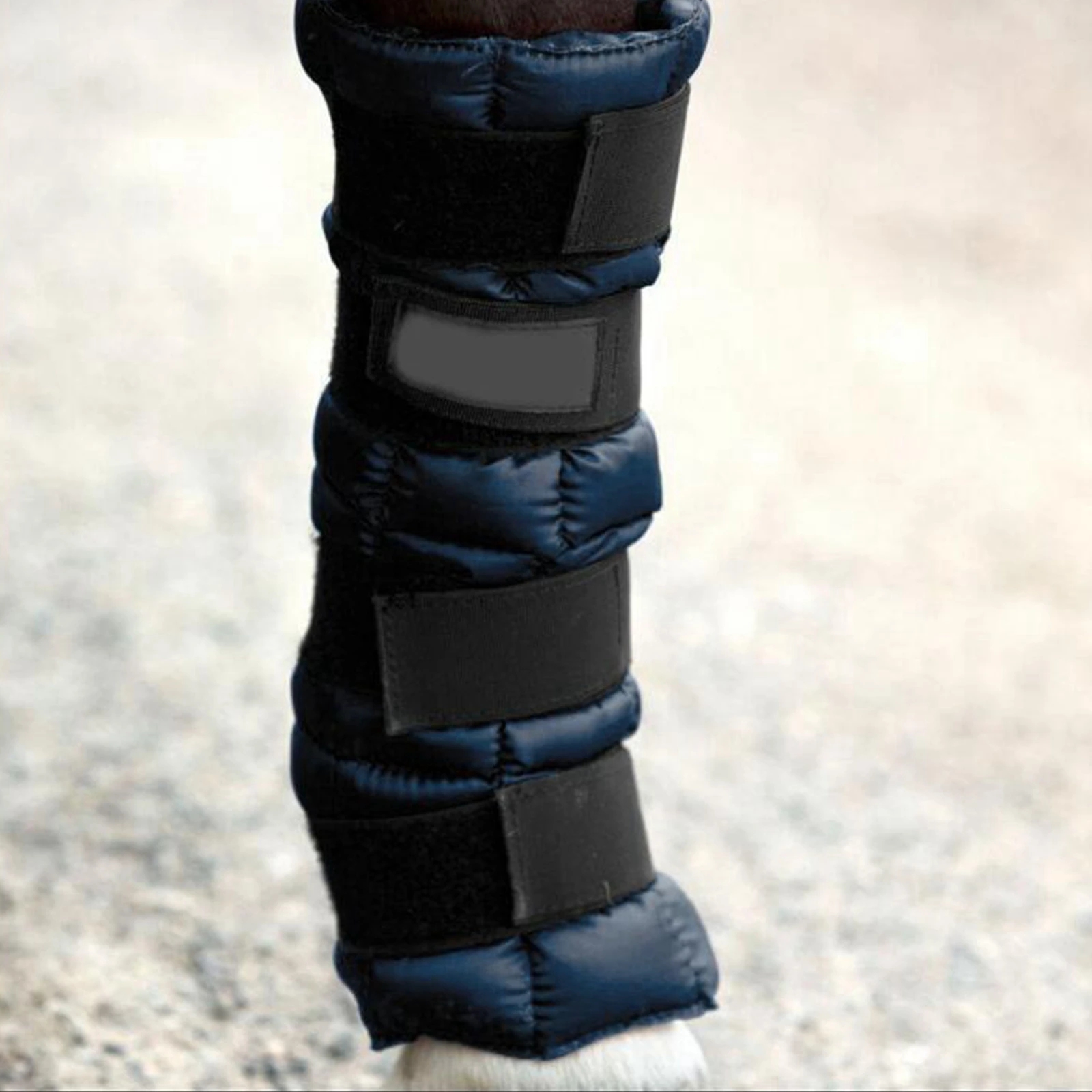Pferd Bein Kühlung Boot, Pad Sprunggelenk Schiene Boot Wiederverwendbare Compression Pad, Equine Kompression Wraps für Profis