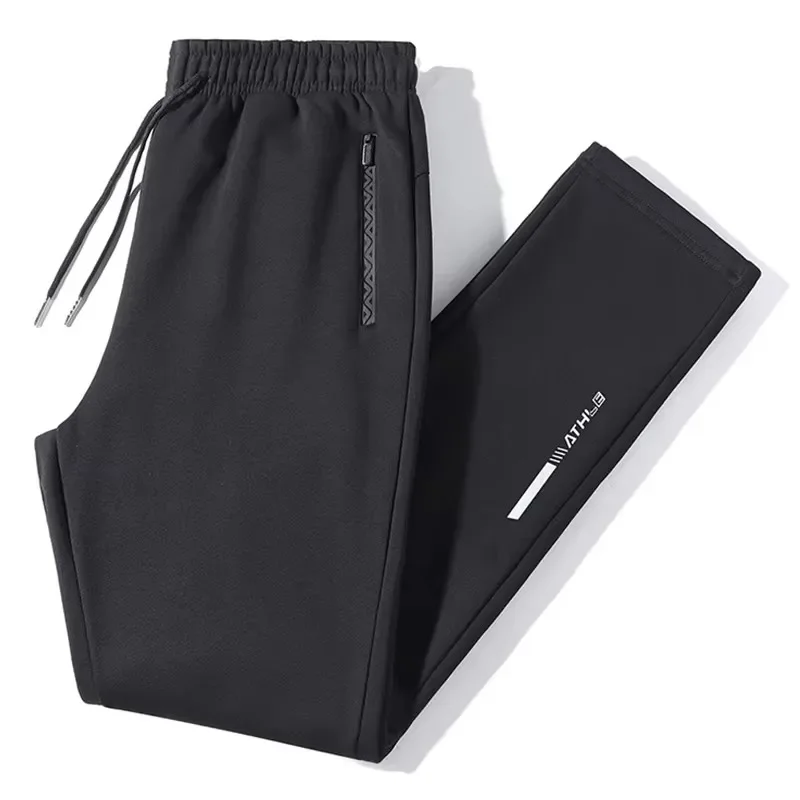 Herbst Winter Outdoor Hochwertige Casual Sporthose mit dickem Samt Modische lockere atmungsaktive vielseitige warme Herrenhose
