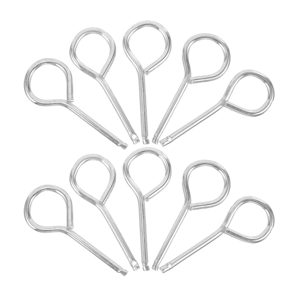 30pcs Fire Extinguisher Pin Set Stainless Steel Pull Pins For Equipment Safety Accessories Car Bracket Storage