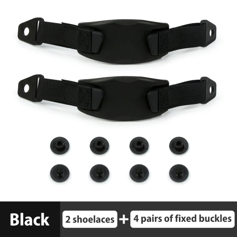 Durable EVA Beach Slippers Sandals Straps Adjustable DIY Hole Shoes Back Strap Sandals Detachable Laces for Shoes