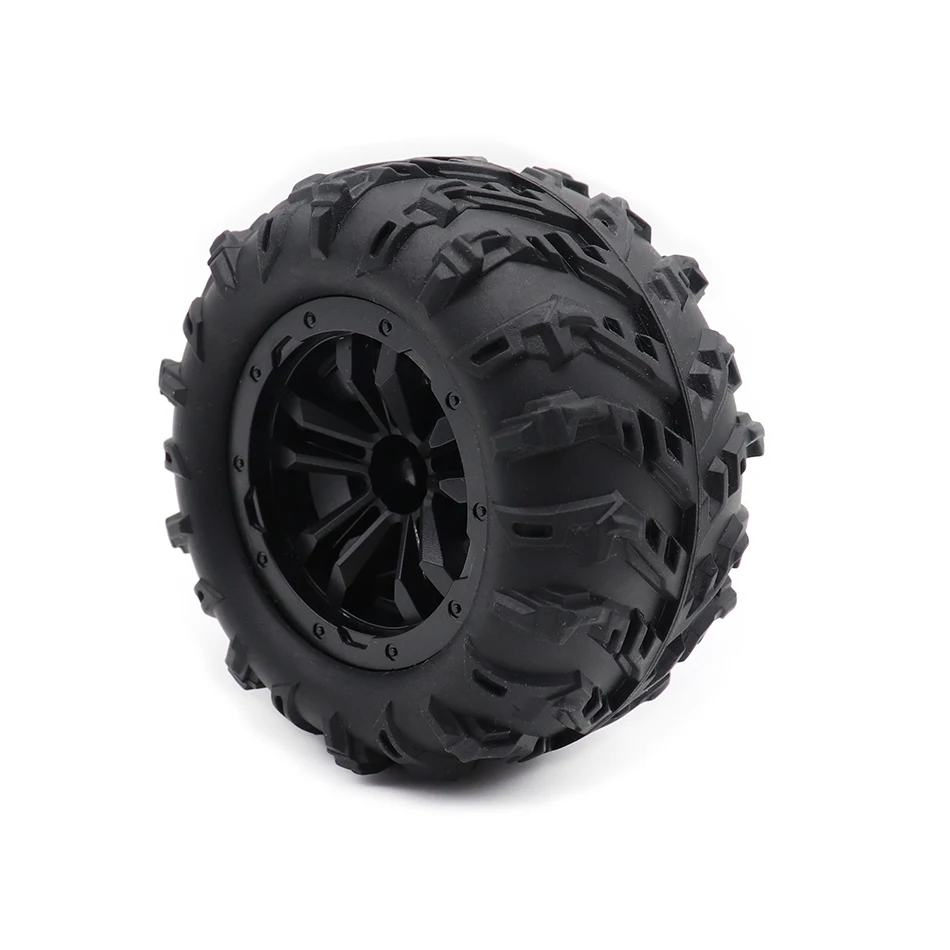 4 SZTUK 12mm sześciokątnych antypoślizgowych gumowych opon 6034 do SCY 16101 PRO 16102 PRO Upgrade 1/16 RC Monster Truck Wheel Parts