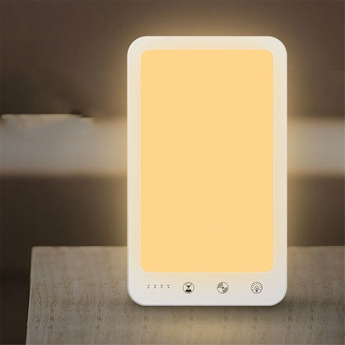 Heißer Verkauf Lichttherapielampe 10000 Lux Sonnenlampe mit 5 einstellbaren Helligkeitsstufen Touch Control SAD Lichttherapielampe