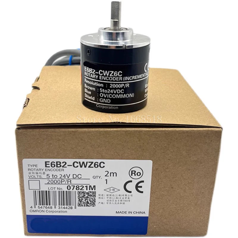E6B2CWZ6C Оптический поворотный энкодер E6B2-CWZ6C 2500 2000 1800 1024 1000 600 500 400 360 200 100 60 40 30 20P/R 5-24V
