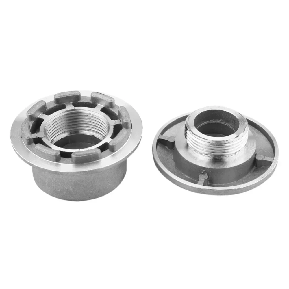 Cabezal de corte de césped Universal de aluminio con cabezal cortador de cepillo de 4 líneas, cabezal de línea de corte de césped de nailon para cortacésped, 1 Uds.