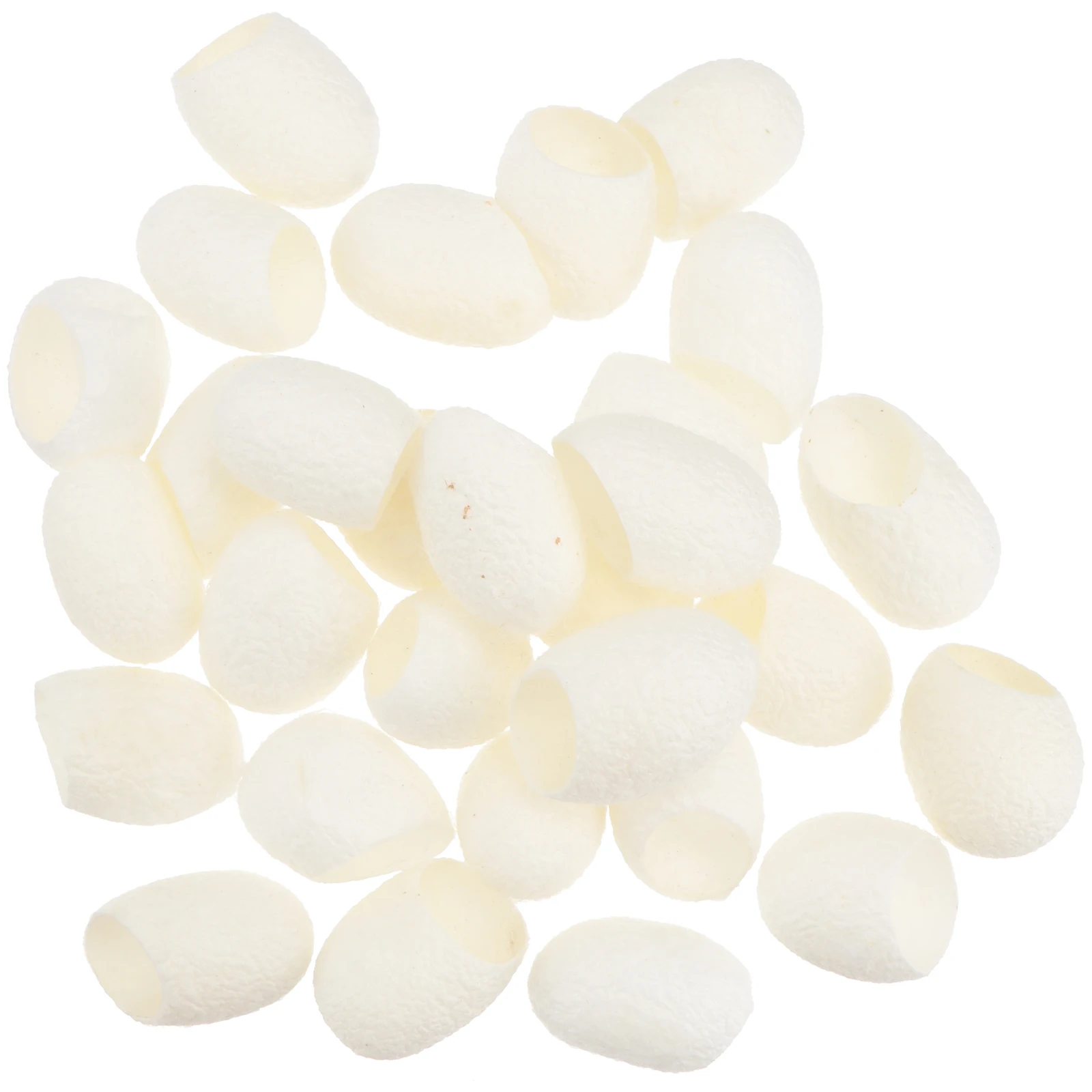 100 Uds. Depurador facial de gusano de seda bola de seda Natural paño exfoliante herramienta de cuidado de limpieza corporal