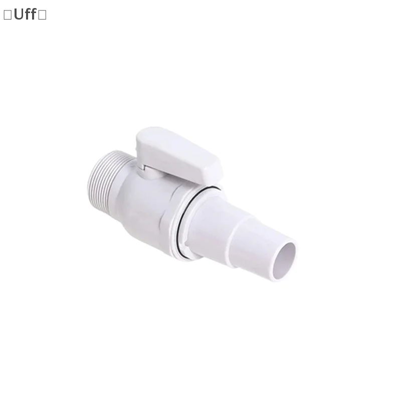 [UF74] 2-Way Ball Valve Float Valve 1.5 - 1.25in Pool Filter Stop Connector Maximum 50 PSI Pressure Rating For Swimming Pools