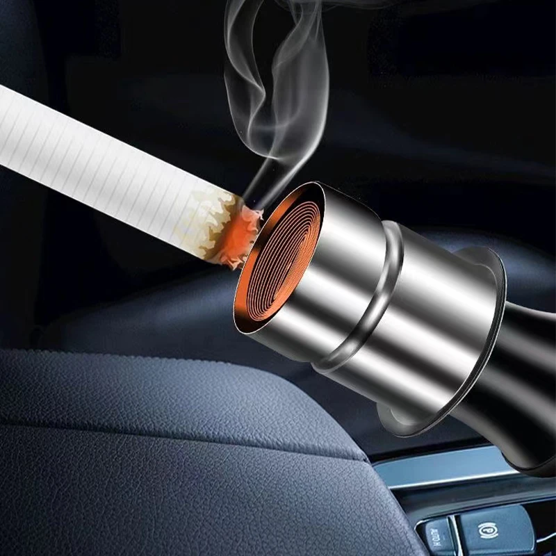12V Metal Car Windproof Portable flameless Cigarette Lighter For Audi SLine QUATTRO Q3 Q5 Q7 RS3 RS4 RS5 A3 A4 B5 B7 B9 8p 8V