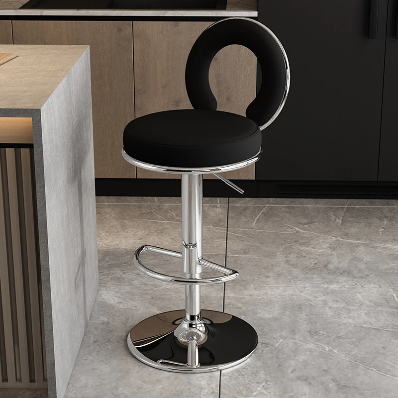 Haushalt Runde Barhocker Hohe Hocker Heben Zurück Stuhl Rezeption Bar Stuhl Drehbare Einfache Kommerziellen Tuch Hohe Hocker