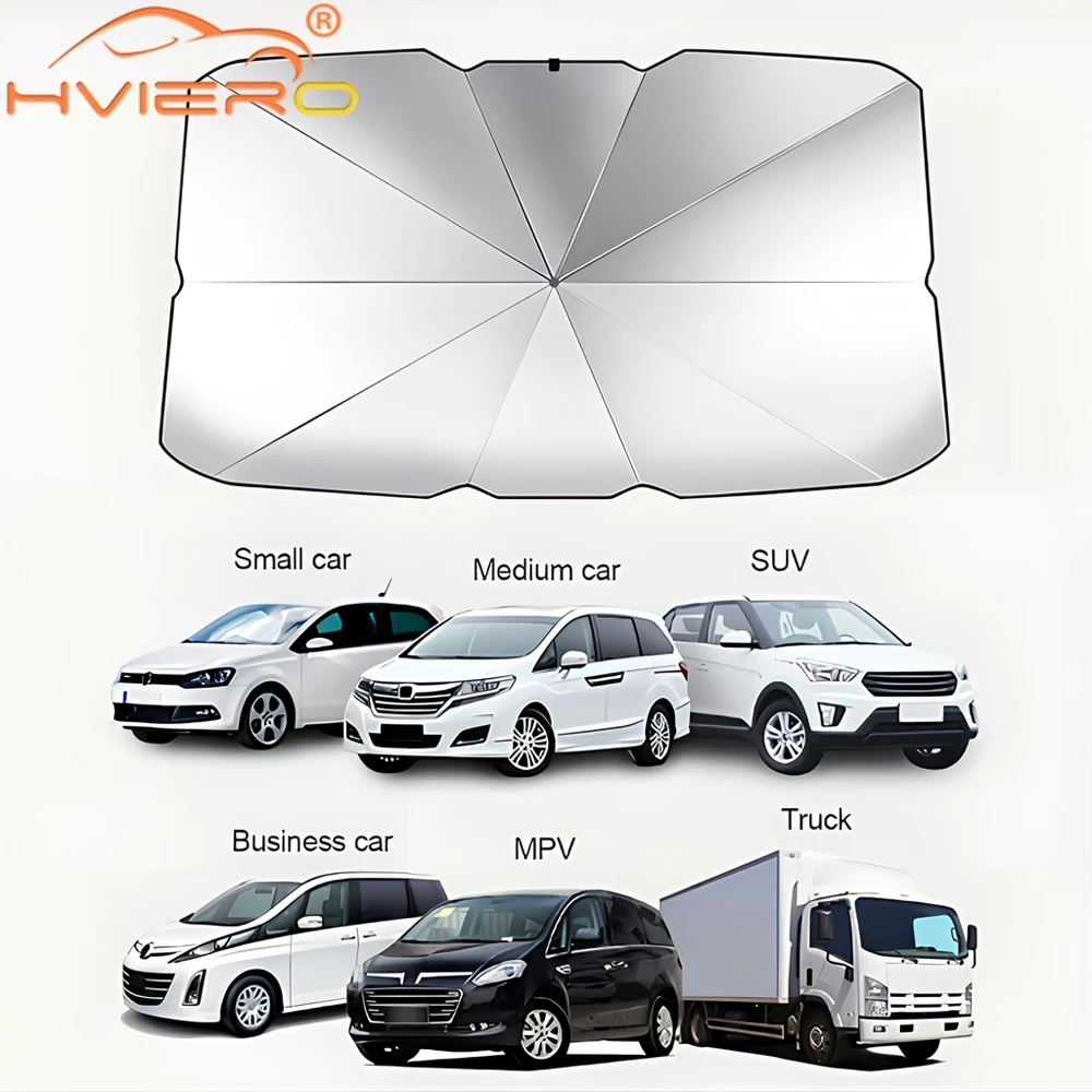 Parasol plegable multiusos para parabrisas de coche, accesorio para Interior, parte, Parasol automático, cubiertas delanteras
