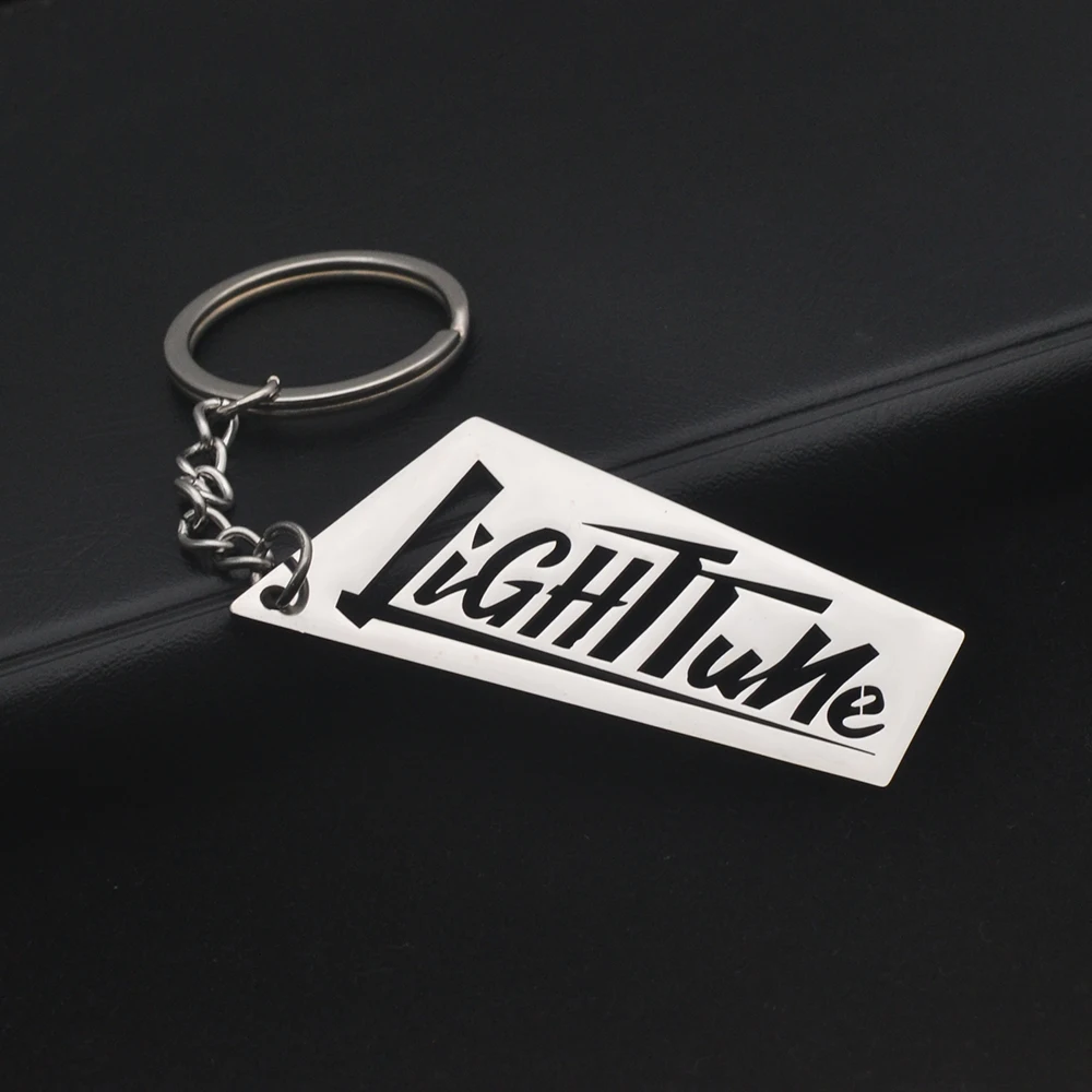 Chaveiro com logotipo personalizado, pingente com logotipo da empresa personalizado no atacado, chaveiro com emblema de metal personalizado em material de aço inoxidável, pingente