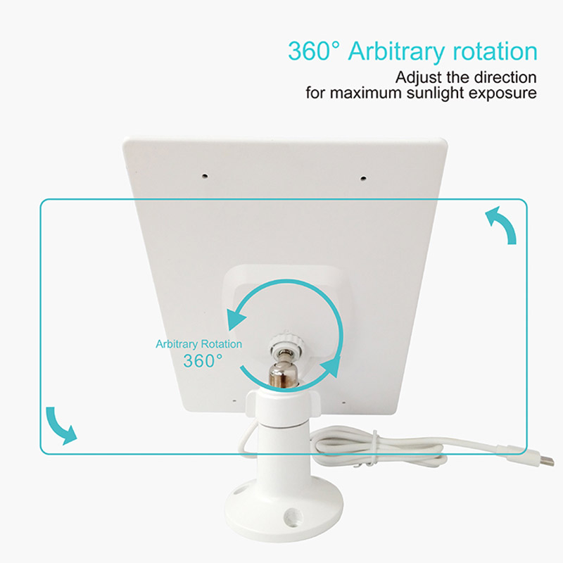 10W 5V Solar Panel Micro Type-C Outdoor Solar Cells Charger Solar Panels for Security Camera Small Home Light System