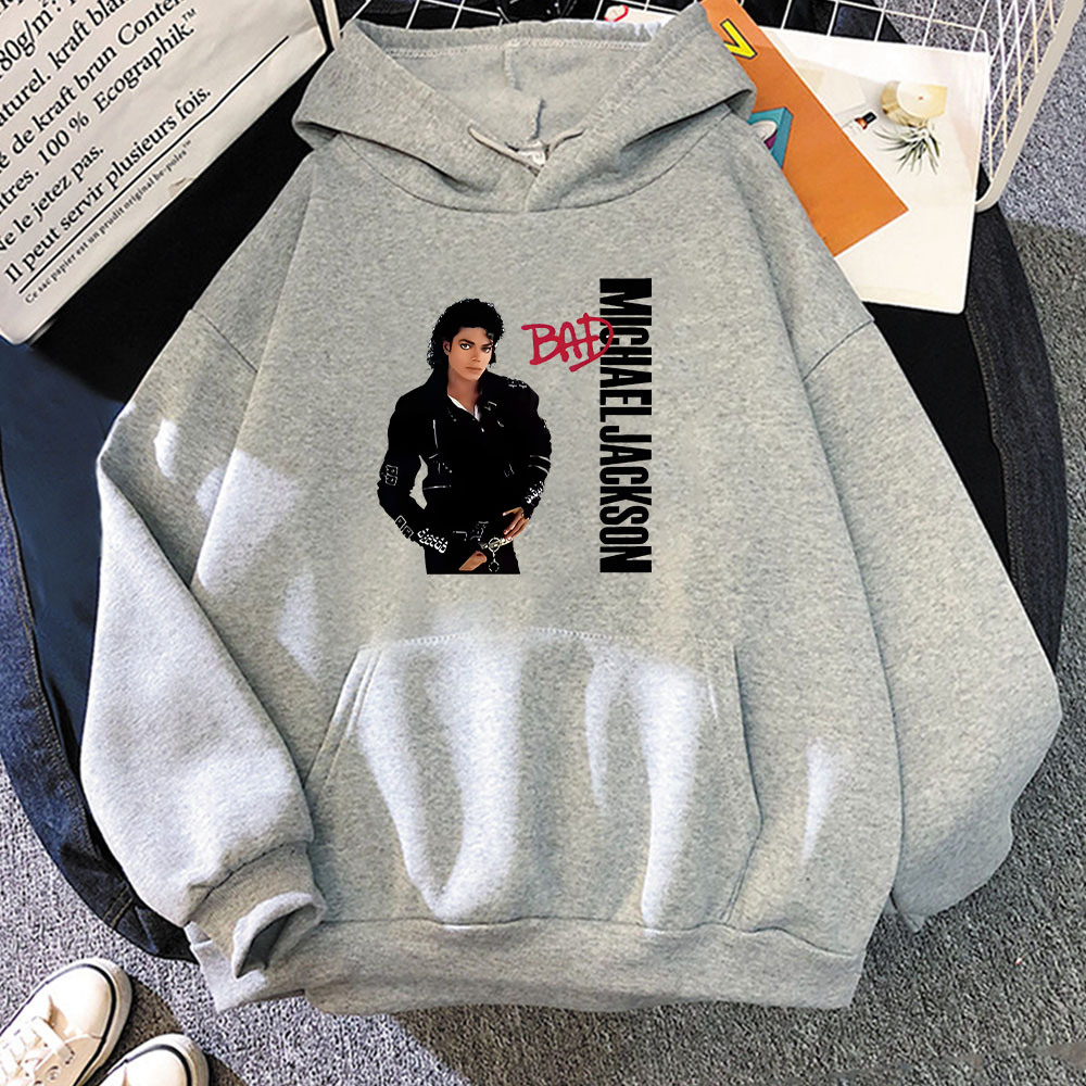 Michael Jackson Graphic Hoodies Langarm-Mode-Sweatshirts für Jungen/Mädchen Unisex-Grafikdruck Moletom Neue Pullover