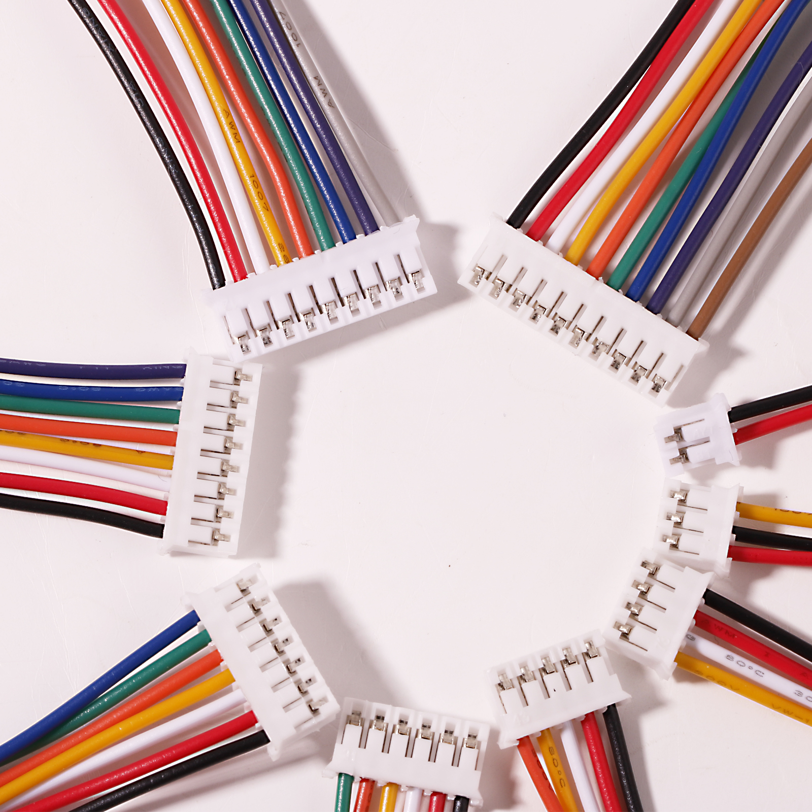 2,0 Sätze jst ph 200 Stecker Stecker Buchse 2-polig/3-polig/4-polig/5-polig/6-polig/7p/8p/9p/10p Stecker mit Klemme mm Drähte Kabel buchse