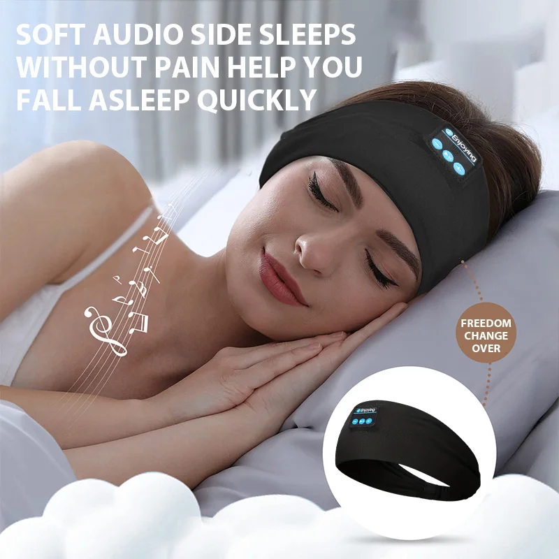 スポーツヘッドバンドワイヤレス Bluetooth ヘッドフォンヘッドバンド睡眠音楽アイマスクソフト弾性ヨガヘアバンド屋外スウェットバンド