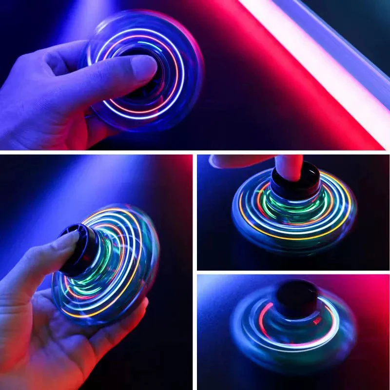 ขายร้อน Gyroscope Induction ของเล่นสนุก Levitation Light-emitting Gyroscope Decompression ของเล่นเด็กของเล่นของขวัญวันเกิด