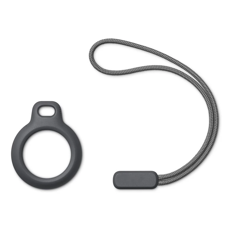 ปลอดภัยสำหรับ Apple Airtags เคสครอบปกป้องกันชนสายคล้อง Tracker อุปกรณ์เสริม Anti-Scratch พวงกุญแจ Airtags กรณี