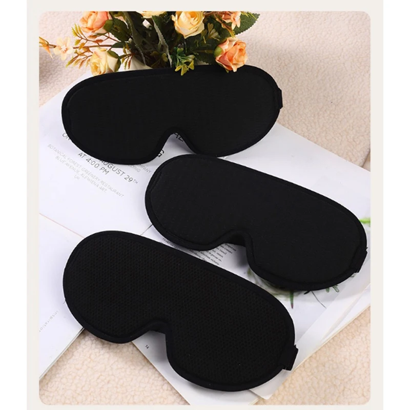 3D Slaapmasker Blinddoek Slaaphulp Oogmasker Zacht Memory Foam Gezichtsmasker Slaapmasker 99% Blockout Light Slaapmasker Eye Cover Patch