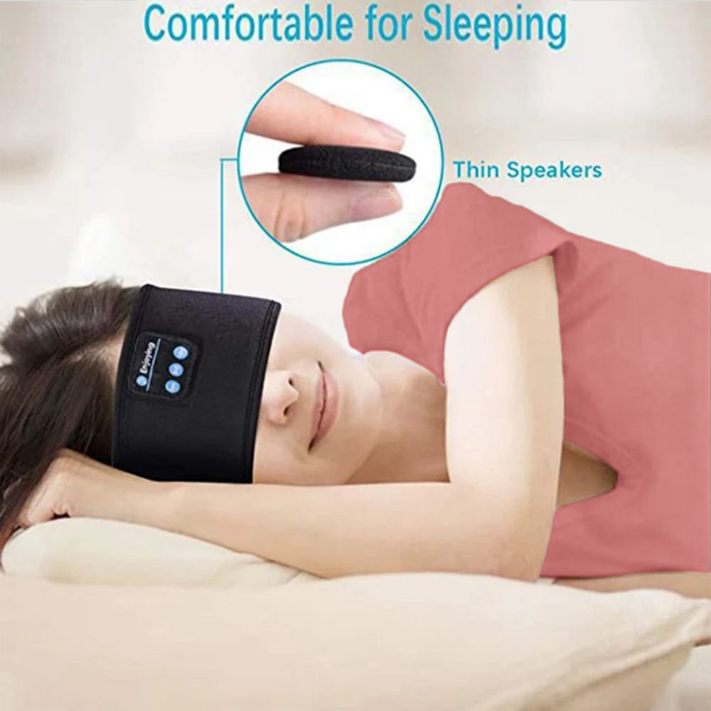 Nuevos auriculares bluetooth para dormir, auriculares inalámbricos, máscara para ojos con música, diadema deportiva para dormir, diadema para correr al aire libre y yoga