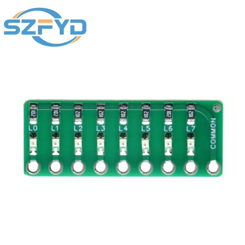 8 세그먼트 LED 포트 테스트 램프 표시기 흐르는 물 포트 테스트 램프 빨간색, 녹색 및 파란색 색상 옵션