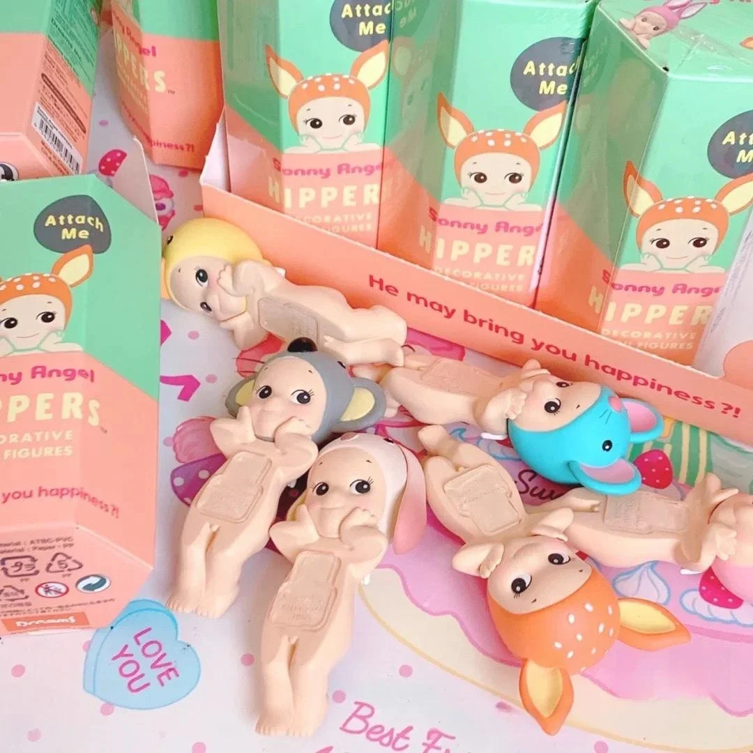 Sonny anjo em estoque deitado hippers figuras de ação bonito misterioso surpresa brinquedo anime modelo boneca crianças presentes de natal