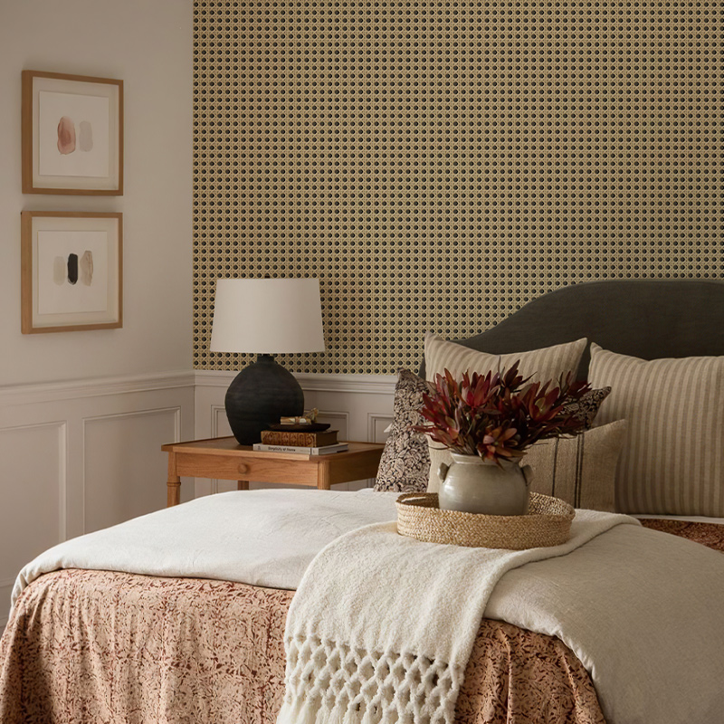 Papel tapiz autoadhesivo de mimbre 3d para decoración del hogar, vinilo a cuadros, pegatina de armario, pelar y pegar, muebles