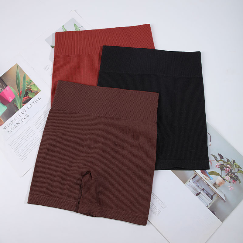 CHRLEISURE-pantalones cortos de Yoga acanalados sin costuras para mujer, medias de motociclista de cintura alta, mallas deportivas ajustadas de entrenamiento elástico, ropa deportiva