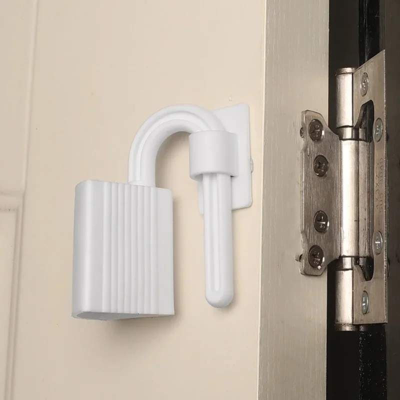 Tope de puerta de seguridad para bebé, cerradura de puerta con bisagra, antipellizcos, Protector de dedos para niños, antiagarre