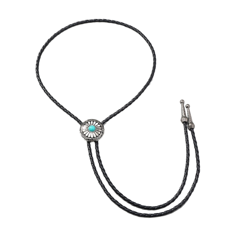 Cowboy Krawatte Türkis Bolo Krawatte Western Vintage Bolo Krawatte Eingeborene amerikanische Bolo Krawatte für Männer Cowboy Krawatte Western Bolo