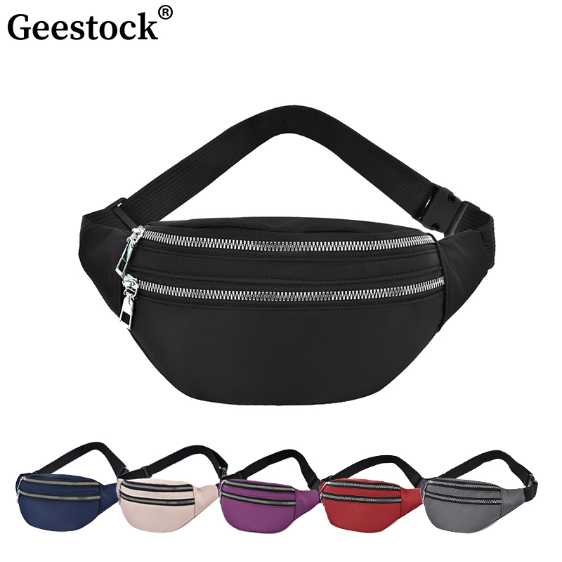 бананка женская Нейлоновая поясная сумка Geestock для женщин, забавные повседневные нагрудные сумочки для женщин и мужчин, дорожная спортивная водонепроницаемая сумка на пояс для телефона
