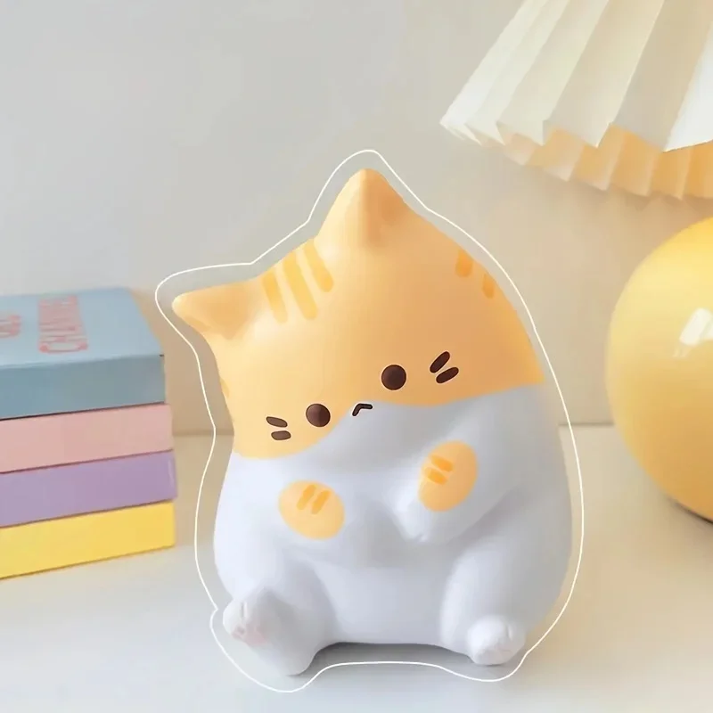1pc adorável gato dos desenhos animados brinquedos de apertar para crianças adulto macio pitada pu bolas de recuperação lenta pop brinquedos de halloween presentes de natal