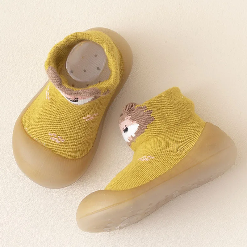 Yibubu รองเท้าเด็กในร่ม Soft Soled ลื่นรองเท้าเด็กวัยหัดเดินตาข่าย Breathable ถุงเท้าแฟชั่นน่ารักถุงเท้ารองเท้า KD03