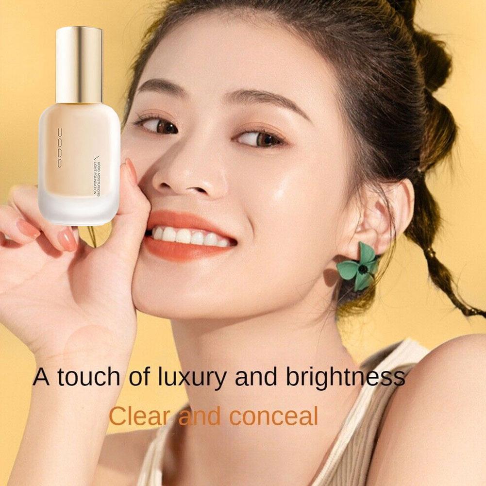 UODO Liquid Foundation Concealer Long-lasting BB Cream Waterproof Pore-minimizing Lasting Bright Dry To Oily Skin Care 30ml