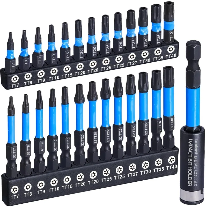10/20PCS Impact Torx Drill Bit Set Hex Head Shank Magnetic Screw Driver Screwdriver Bits Wrench S2 Electric Drill Tools