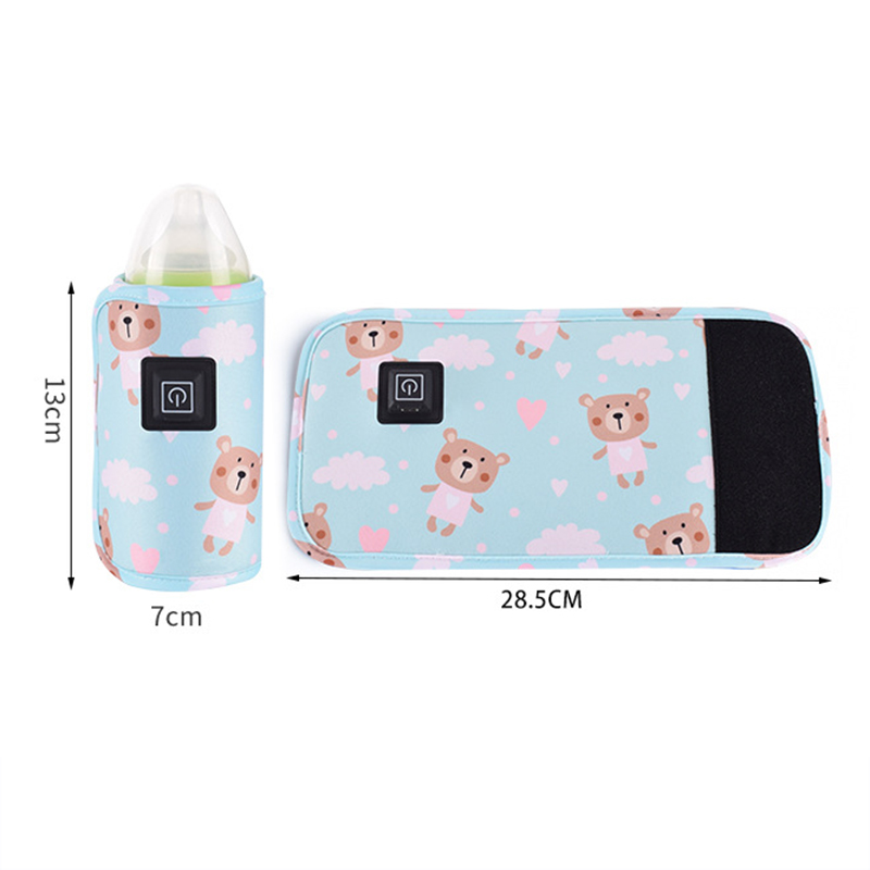Bé Bình Túi Giữ Nhiệt Di Động USB Bình Nóng Trẻ Sơ Sinh Bình Bình Giữ Nhiệt Cách Điện Bịch Điều Dưỡng Nhiệt Bình Sữa