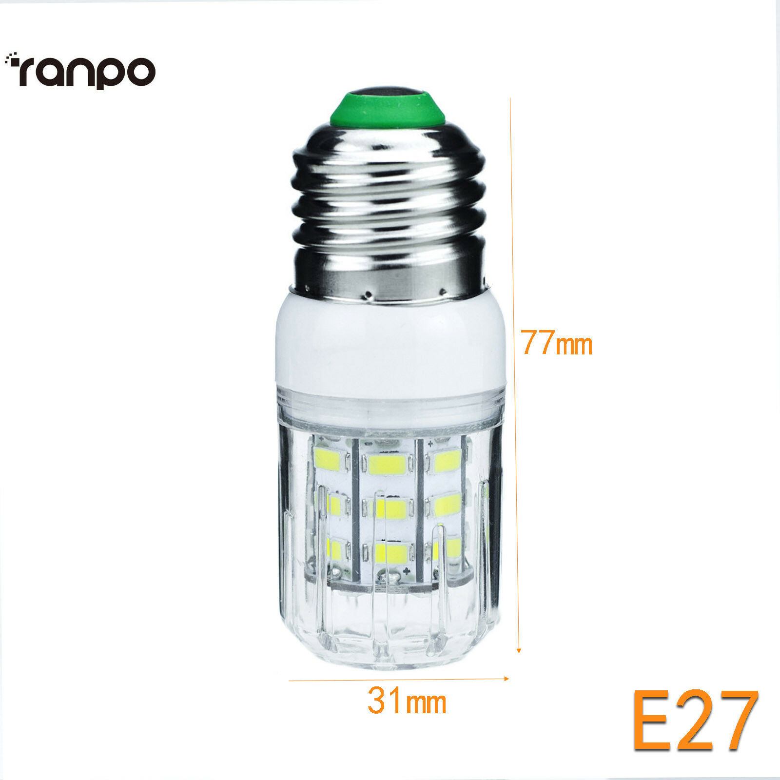 Hot E27 E14 7W LED Lampadine a mais DC2V DC24V Luce LED Base a vite Lampade bianche neutre 360 Ray per la decorazione dell'illuminazione domestica