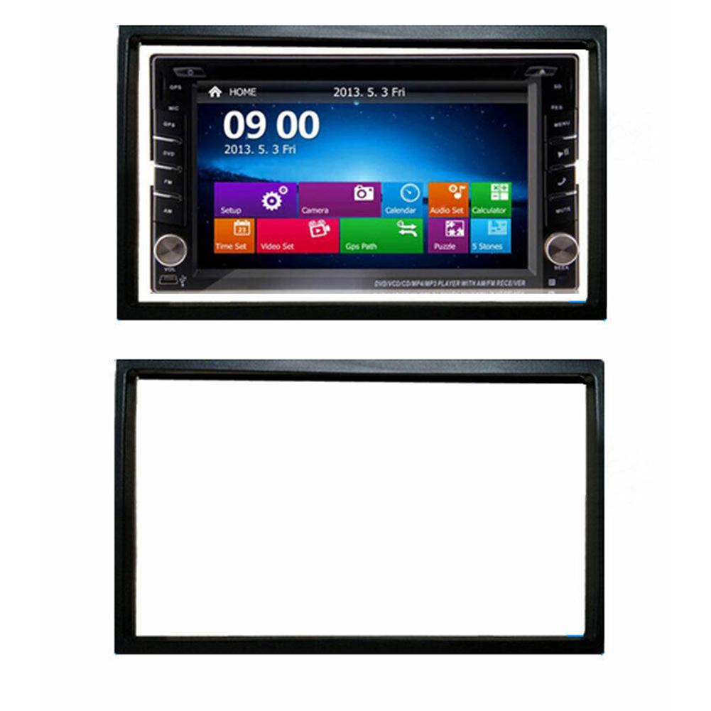 Panel de Radio estéreo Universal para coche, marco de 2Din, Panel envolvente, electrónica, navegación GPS, bisel Fascia para Audio de coche con pantalla de 7 pulgadas