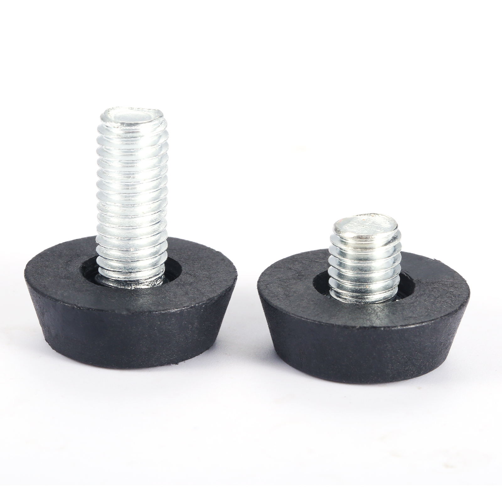 10 pçs móveis niveladores pés diâmetro ajustável m6/m8 * 23mm rosca parafuso equilíbrio haste rack sofá mesa almofada cadeira perna tampas titular